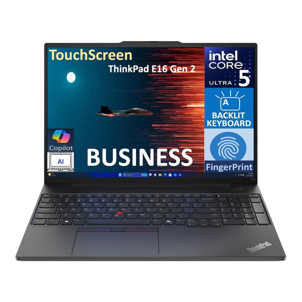 Laptop LENOVO THINKPAD E16 GEN2 ULT 5-125U 8GB 512GB 16,0 WUXGA IPS FPR BACKLIT