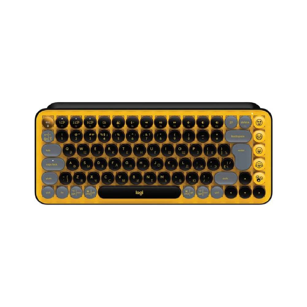 Беспроводной клавиатуры Logitech POP KEYS Wireless Mechanical Keyboard with Customizable Emoji Keys